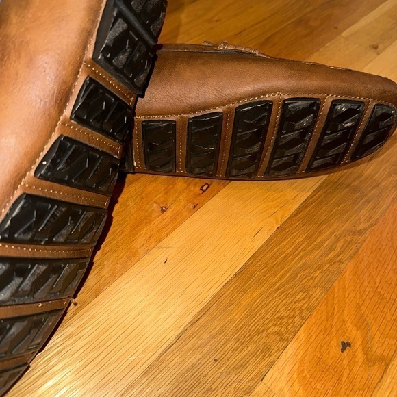 Rocawear Mens Loafers Faux‎ Leather Slip On Brown Size 9. NEW - Picture 5 of 5